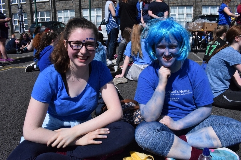 Green-School's Committee Members relaxing after taking part in a 'Walk for Water' event